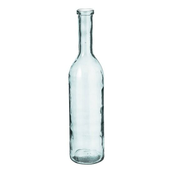 Mica decorations rioja vase bouteille - h75 x ø18 cm - transparent
