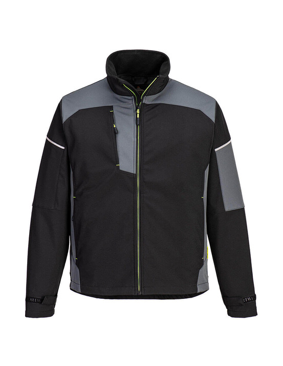 Veste softshell pw3 (3l) - xl - noir/ zoom gris - portwest