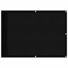 Écran de balcon noir 75x1000 cm 100% polyester oxford