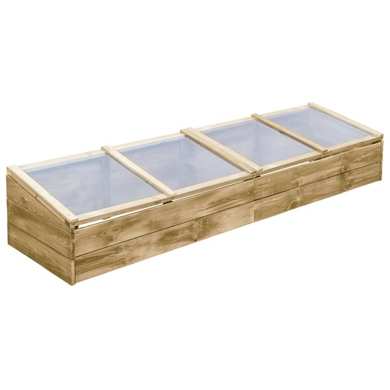 Serres 2 pcs bois de pin imprégné 200x50x35 cm