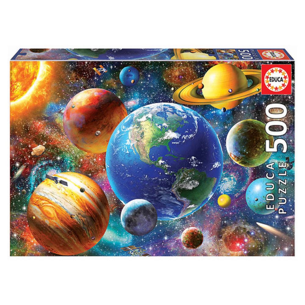 Puzzle 500 pcs - systeme solaire