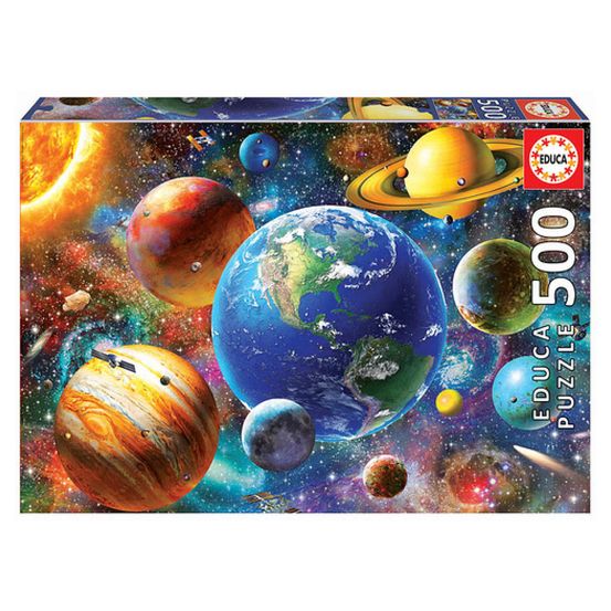 Puzzle 500 pcs - systeme solaire