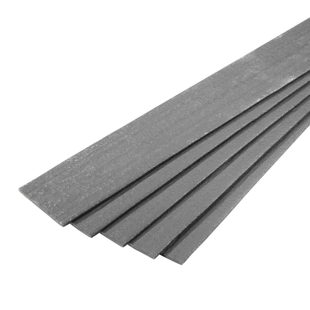 Bordure droite planche plastique recyclé gris h.14 cm x l. 2 mètres (lot de 5 planches = 10 mètres)