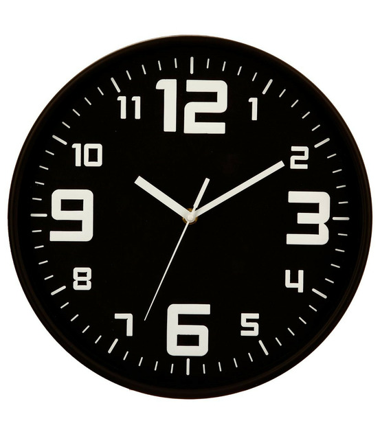 Pendule murale silencieuse best noir d 30 cm