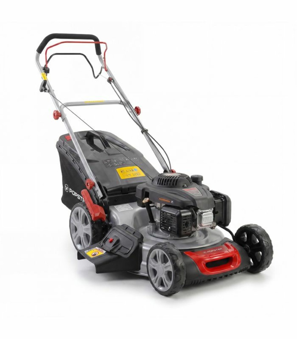 Tondeuse thermique 51 cm 166cc mulching inclus - popster tlm051sm l166