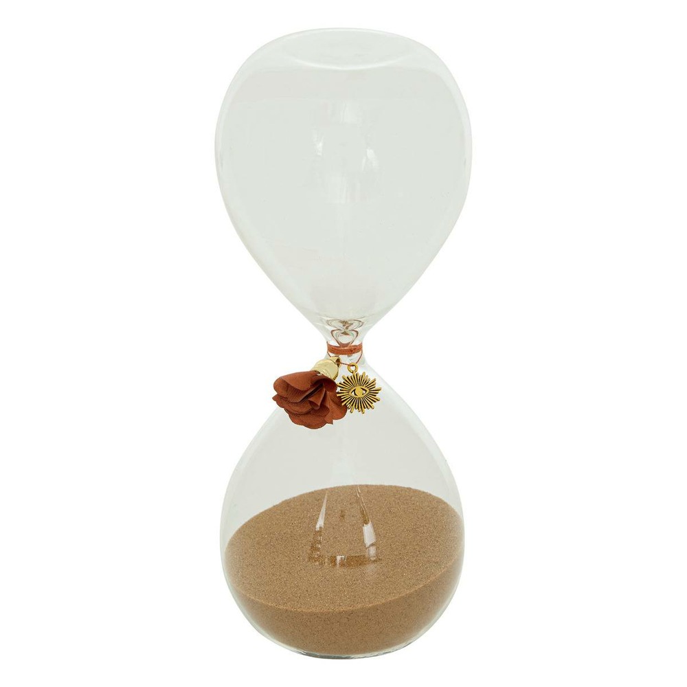 Sablier belli h.20cm verre assorti