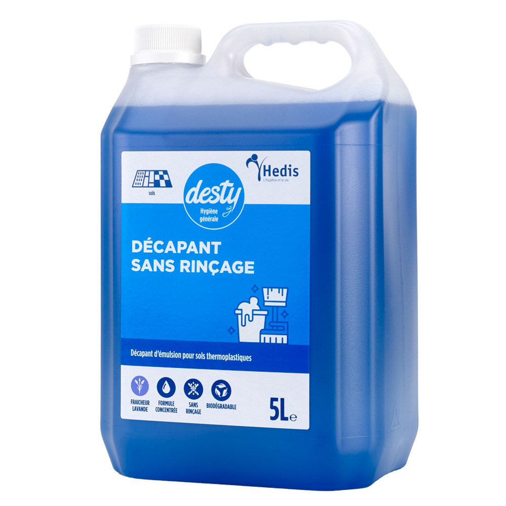 Desty décapant sans rinçage bidon de 5l - pollet sa