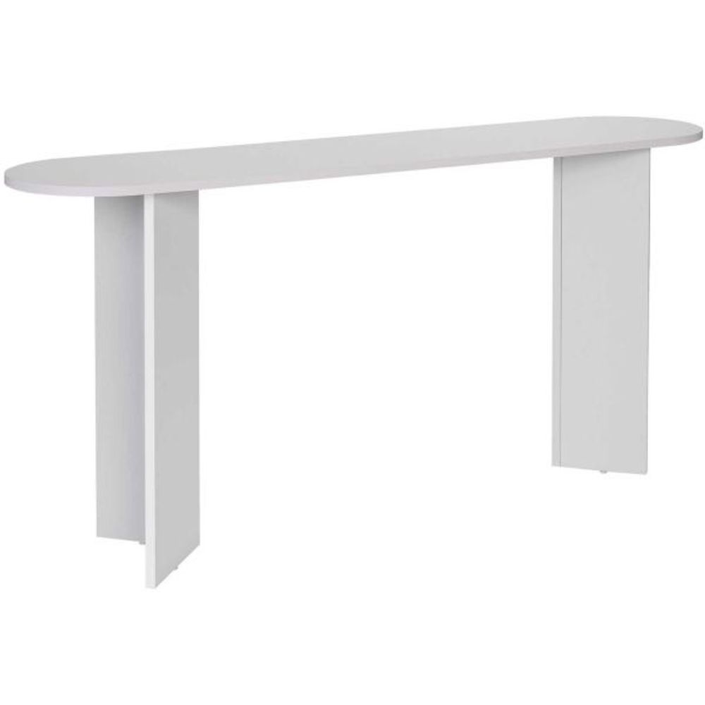 Console moderne en aggloméré sira blanc