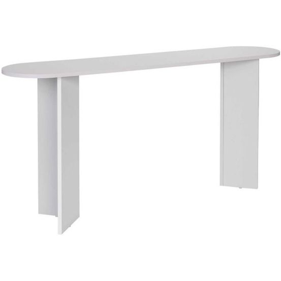 Console moderne en aggloméré sira blanc