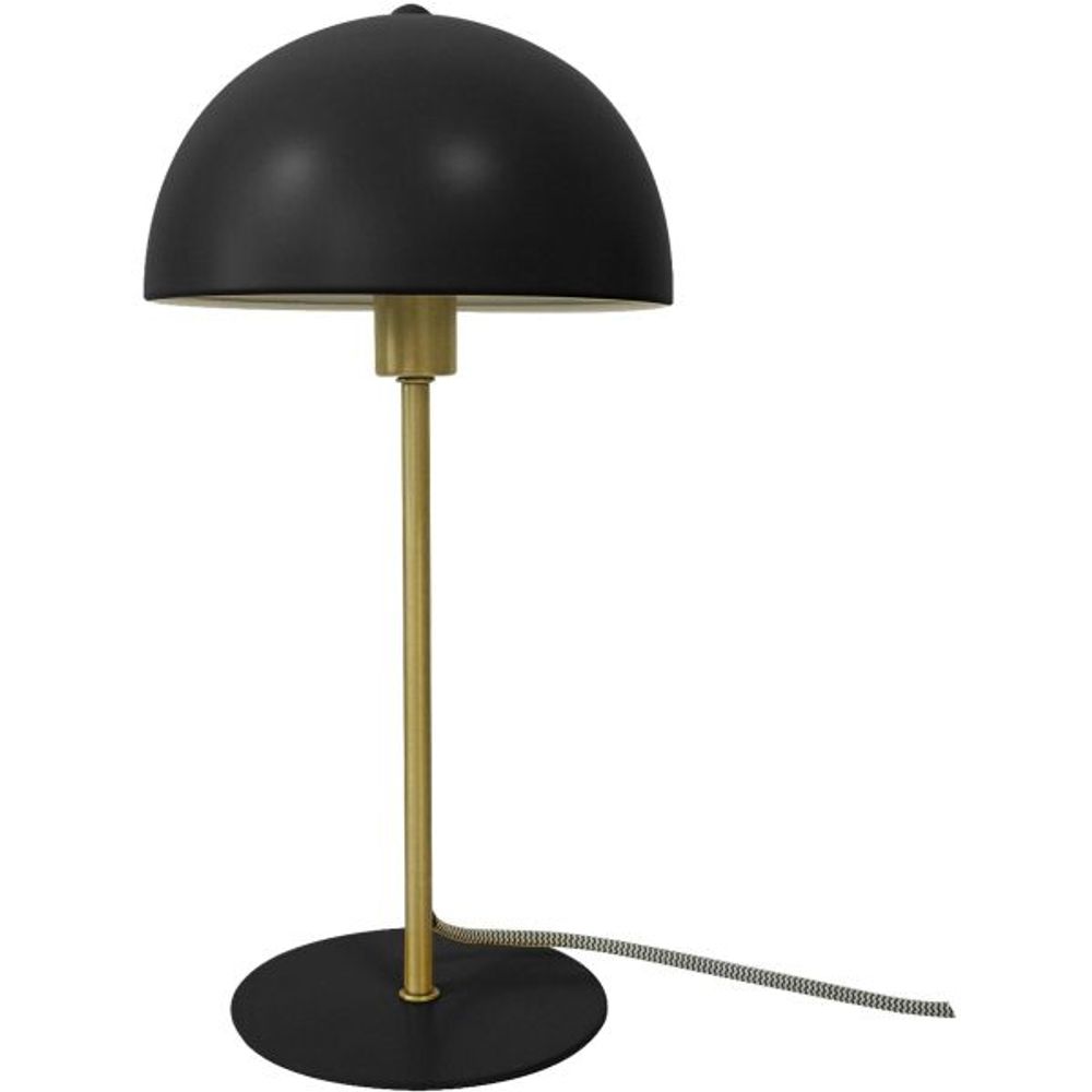 Lampe à poser en métal bonnet 39 cm noir