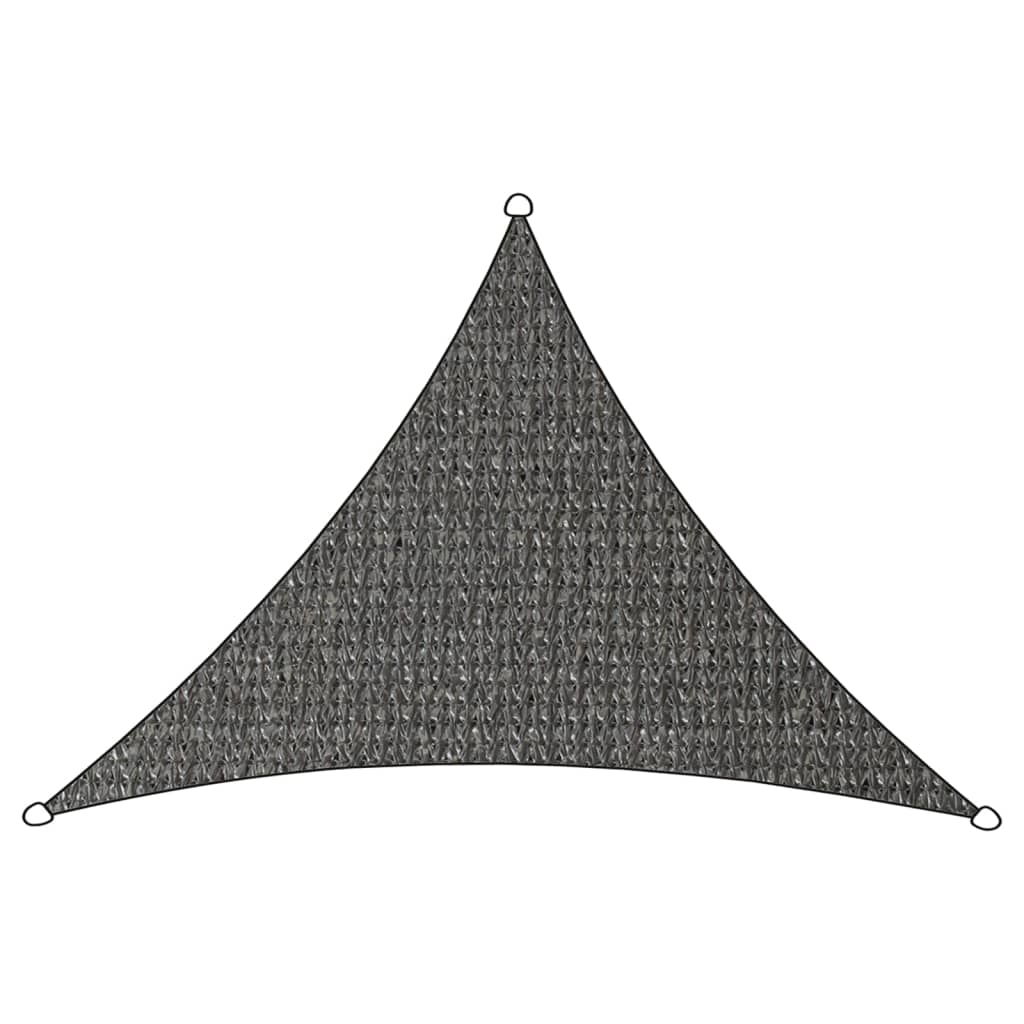 Tissu d'ombrage iseo pehd triangle 3x2,5x2,5 m gris