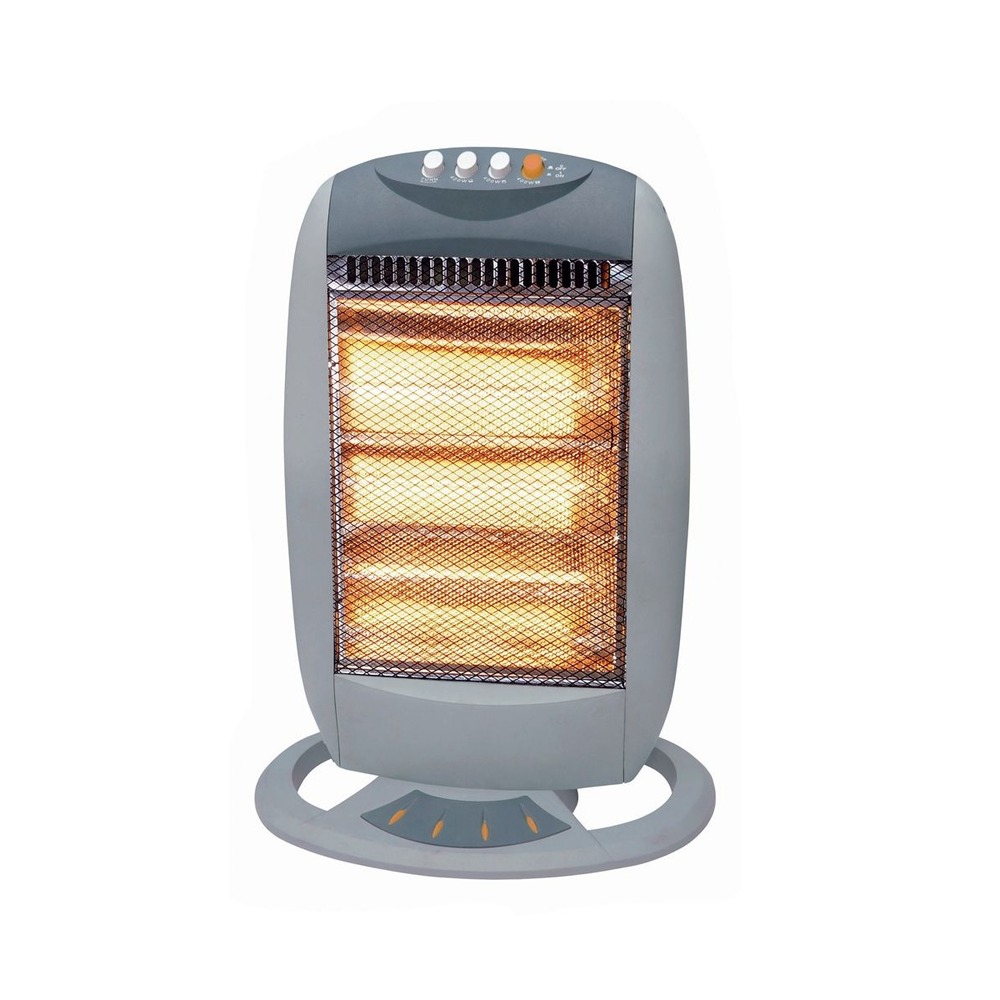 Radiateur halogène 1200w gris - 282000117