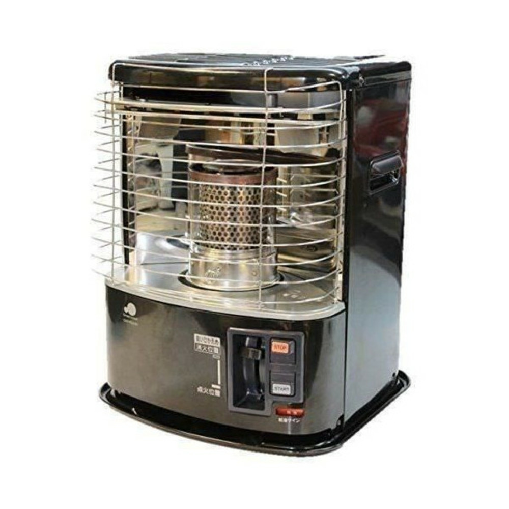 Poele a pétrole a meche - - tosai 233 - 2200 w - gris anthracite - surface 19 m2