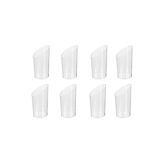 Lot de 8 verrines plastique réutilisable