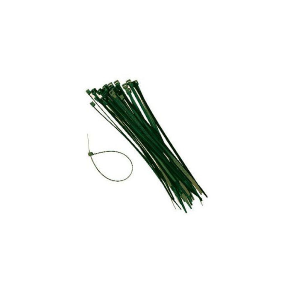 Collier de tuteurage - - 15 cm - lot de 25 - vert