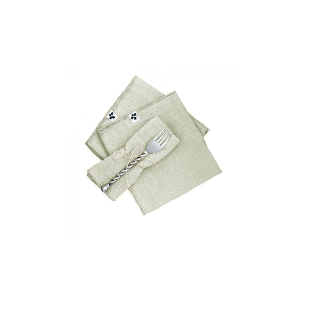 3 serviettes de table gaia