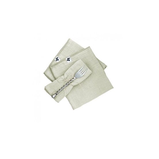 3 serviettes de table gaia