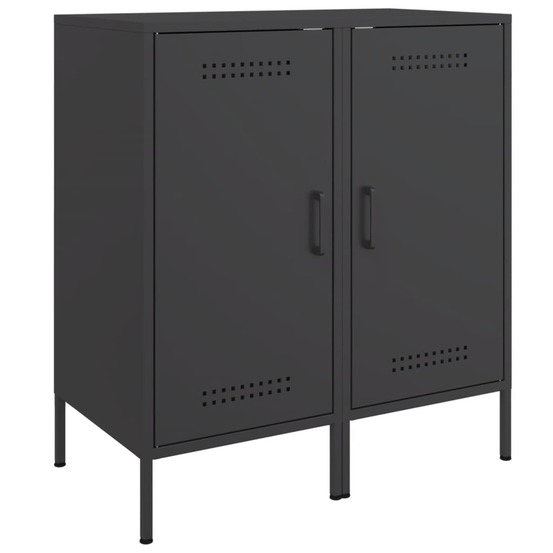 Buffet bahut commode armoire meuble de rangement organisateur cuisine salle de séjour salons lot de 2 36 x 39 x 79 cm acier n
