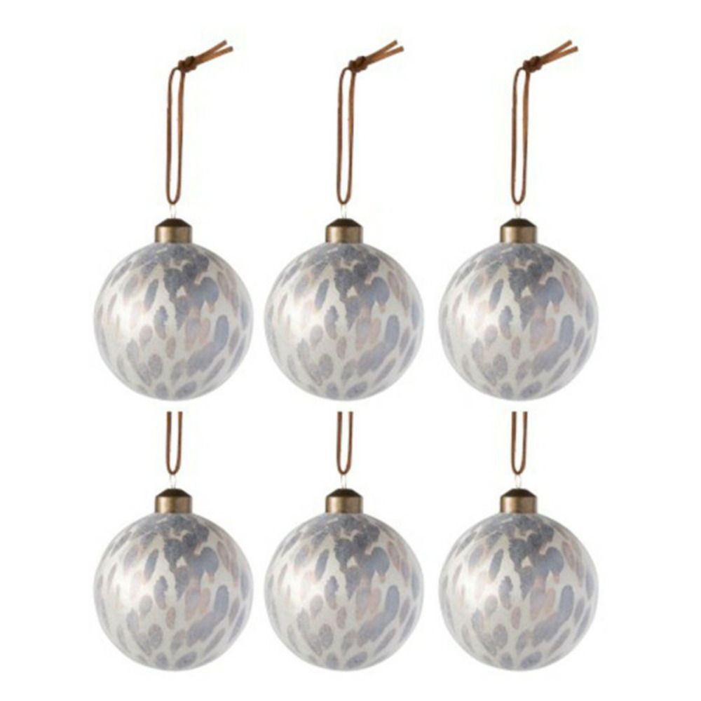 Lot de 6 boules de noël 