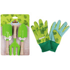 Set jardinage enfant 3 pièces  avec gants