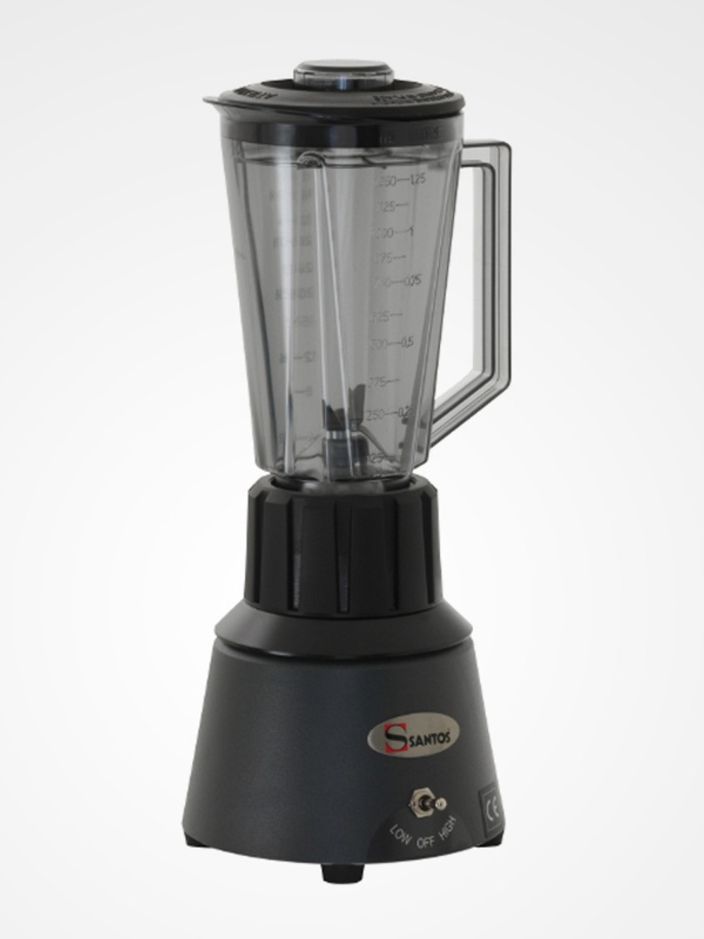 Blender mixeur de bar 1,25 l socle peint gris n°33 - santos