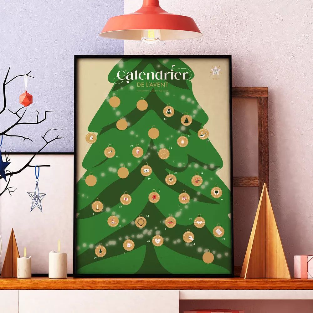 Calendrier de l'avent à gratter - en solo