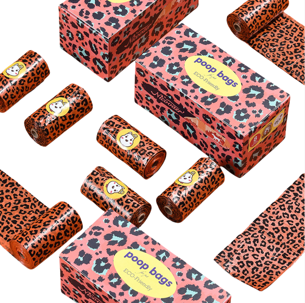 Sacs pour ramasser les excréments canins, biodégradables et parfumés, épaissis - mcboson