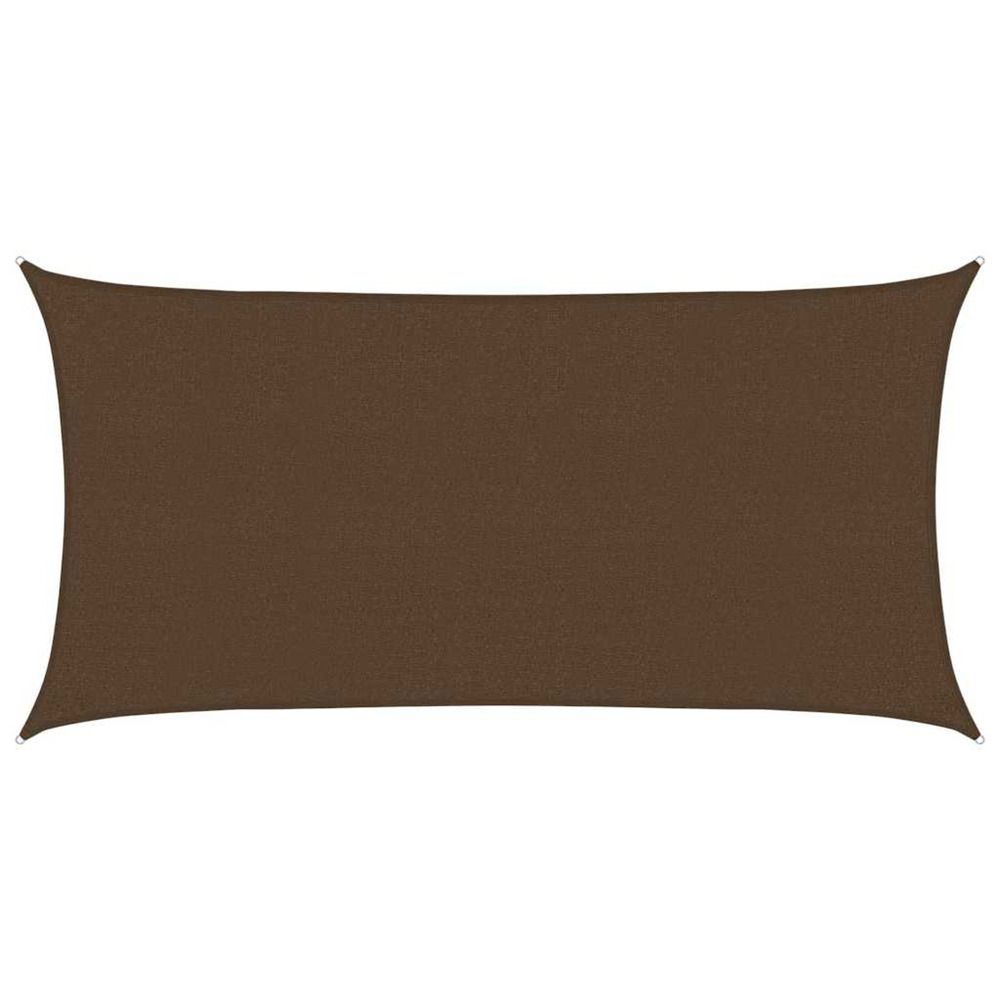 Voile d'ombrage 160 g/m² marron 2,5x5 m pehd