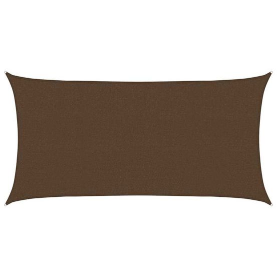 Voile d'ombrage 160 g/m² marron 2,5x5 m pehd