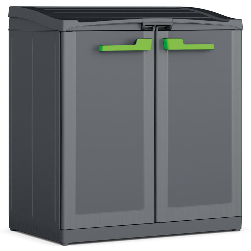Armoire de recyclage moby compact recycling system gris graphite