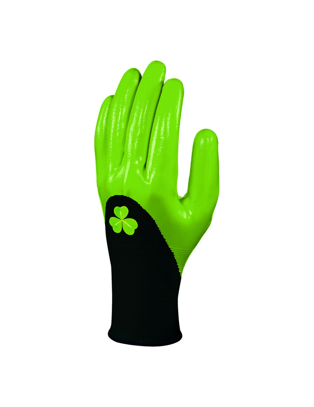 Gants spécial récolte tricot enduit vert sur carte - delta plus