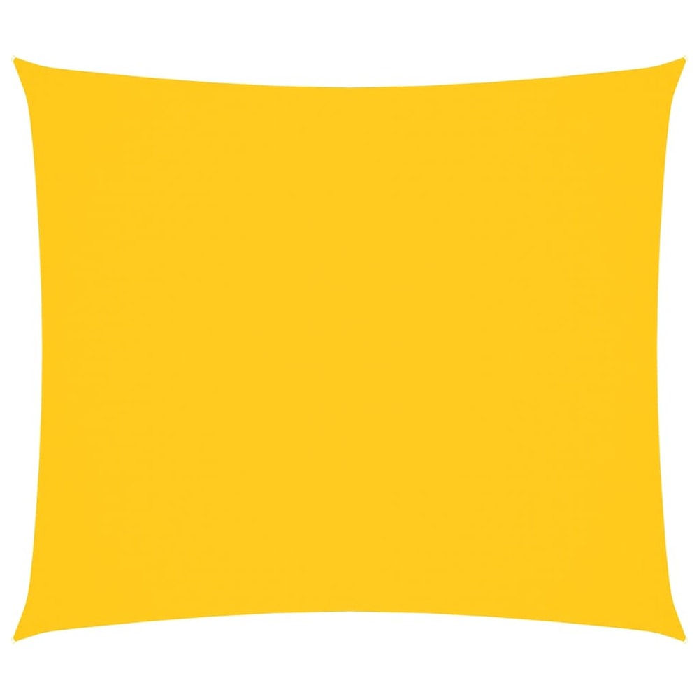 Voile de parasol tissu oxford rectangulaire 2,5x3 m jaune