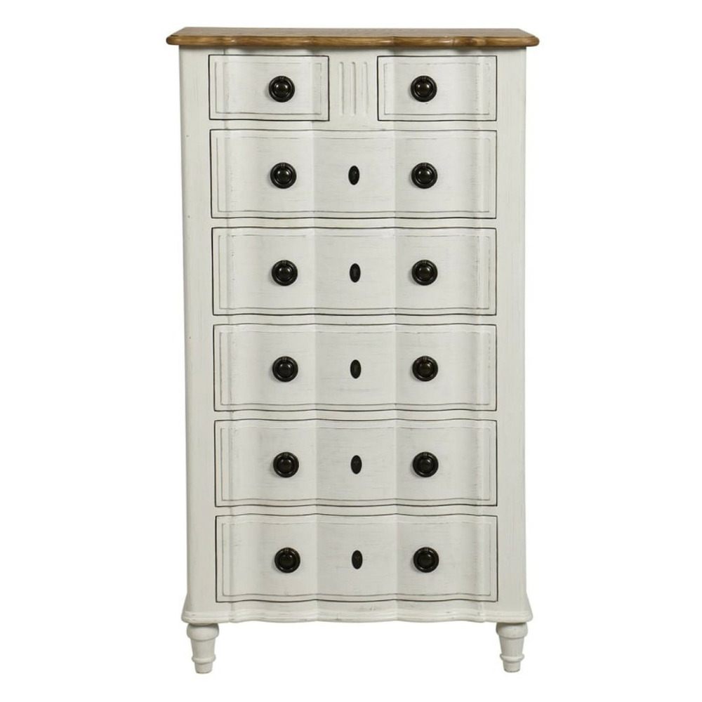 Semainier bois blanc - manoir interior's