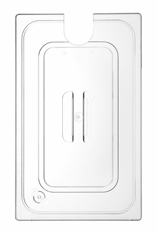 Couvercle gastronorme encoche pour thermoplongeur 222645 gn 1/1 transparent - hendi