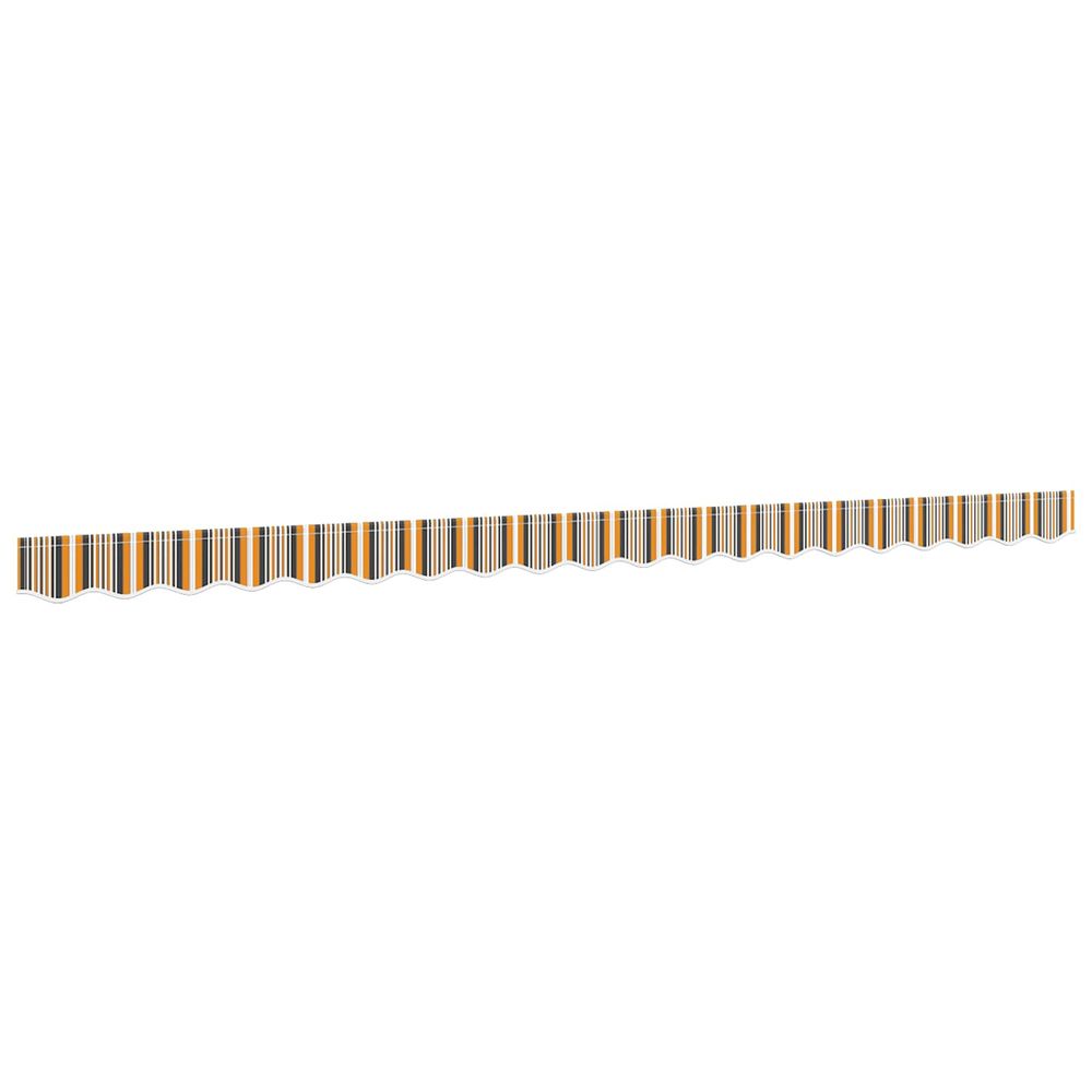 Tissu de remplacement de cantonnière d’auvent rayure jaune gris