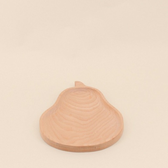 Vide poche forme poire en bois 28cm