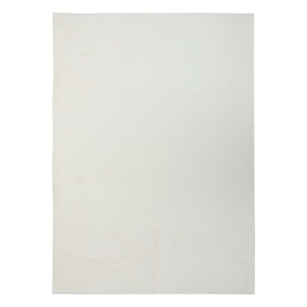 Tapis fausse fourrure couka blanc 170x120cm