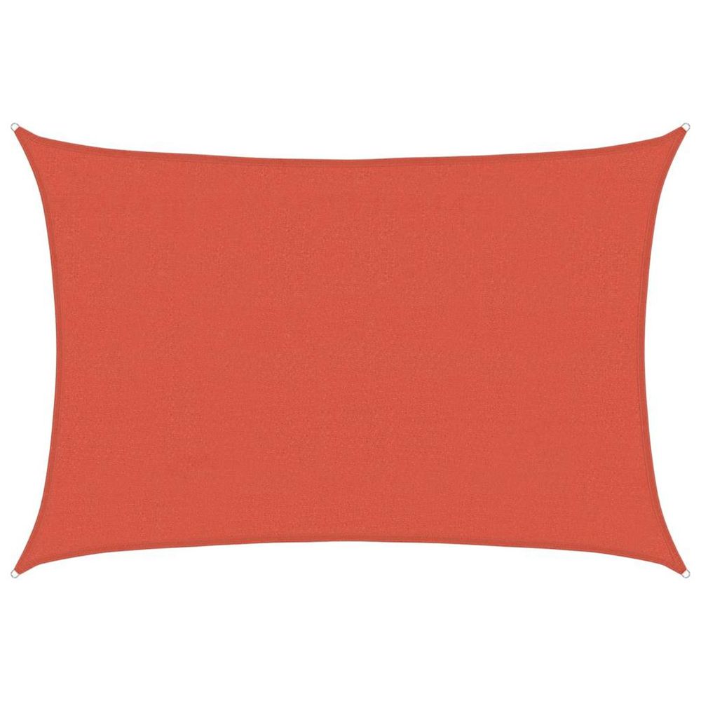 Voile d'ombrage 160 g/m² terre cuite 4x6 m pehd