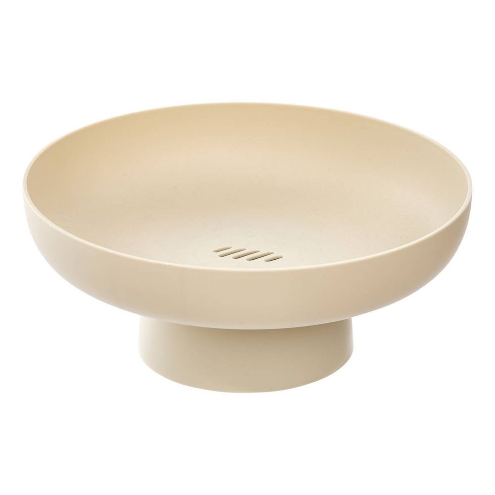 Corbeille à fruits poly d26cm beige