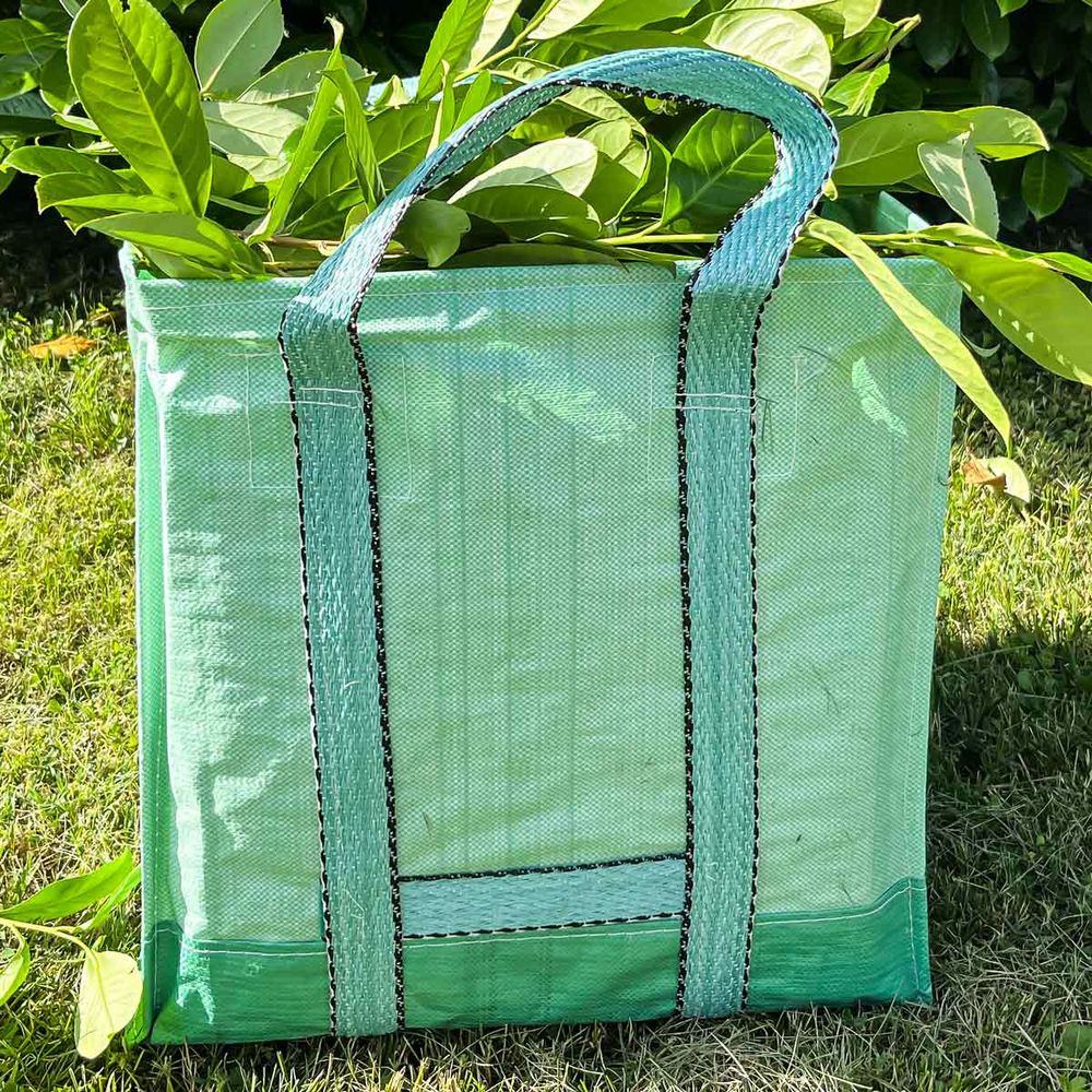 Sac à déchets verts tecplast renforcé 148l - sc175jd - carré - vert