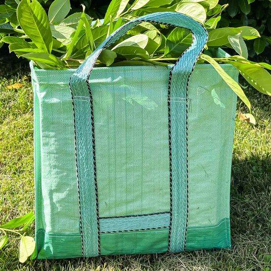 Sac à déchets verts tecplast renforcé 148l - sc175jd - carré - vert