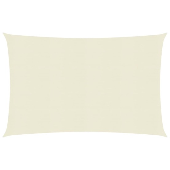 Voile d'ombrage 160 g/m² crème 4 x 5 m pehd