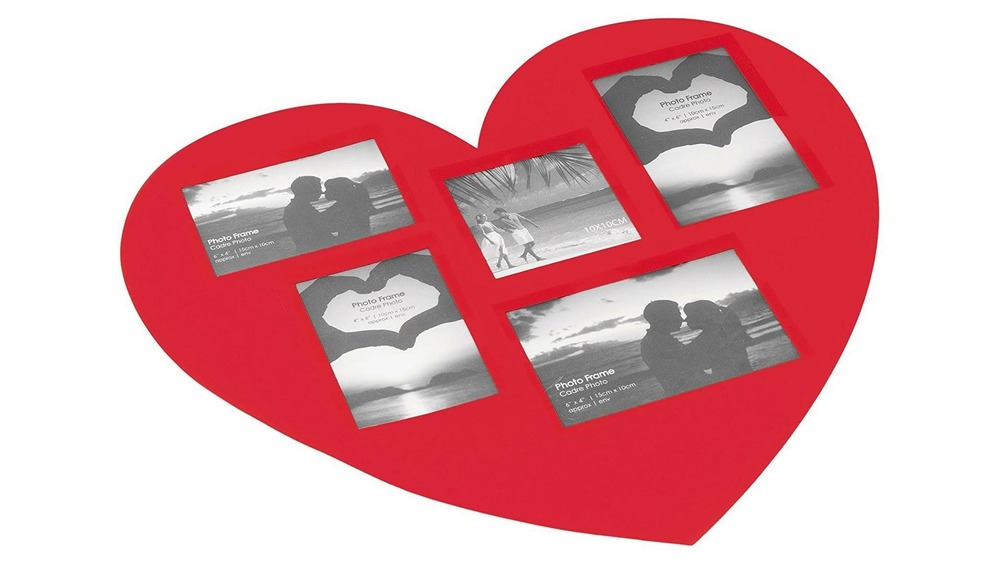 Set de table colllection cadre photos coeur