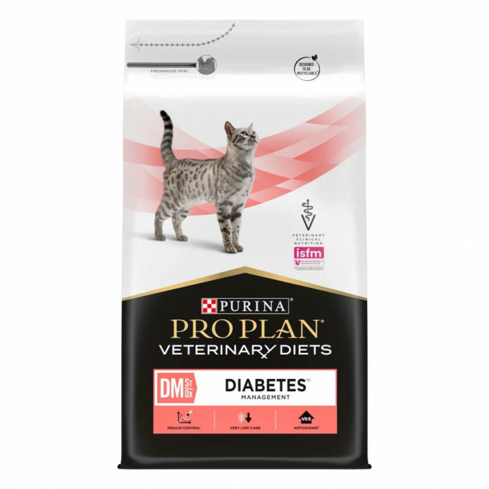 Croquettes chat veterinary diets dm st/ox diabetes management - proplan 5 kg