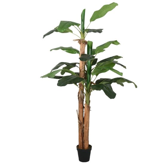 Bananier artificiel 22 feuilles 200 cm vert