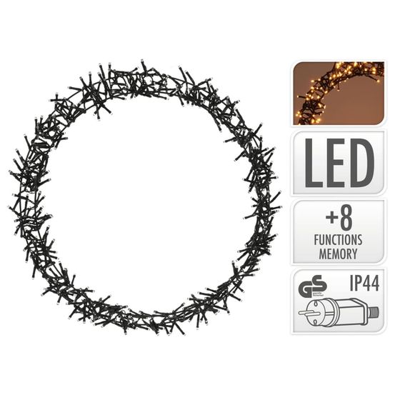 Anneau lumineux de noël avec 400 led 48 cm