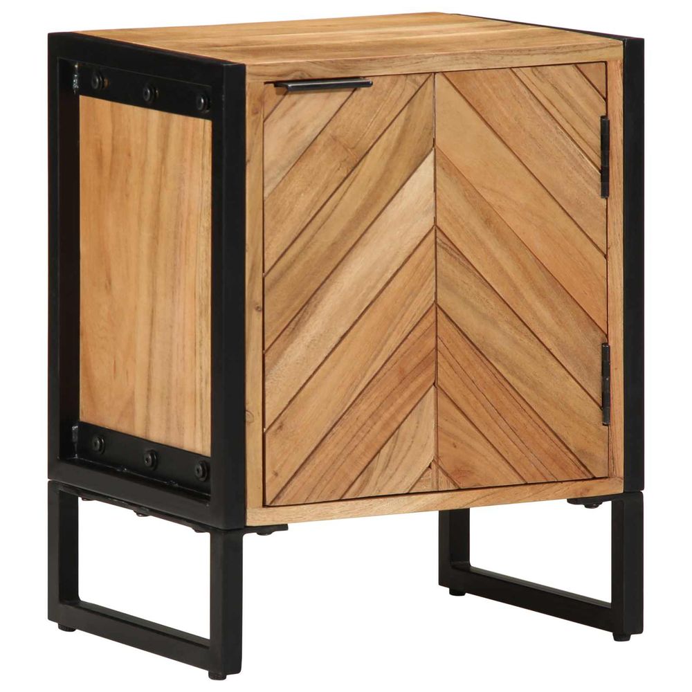 Table de chevet marron 40 x 30 x 50 cm