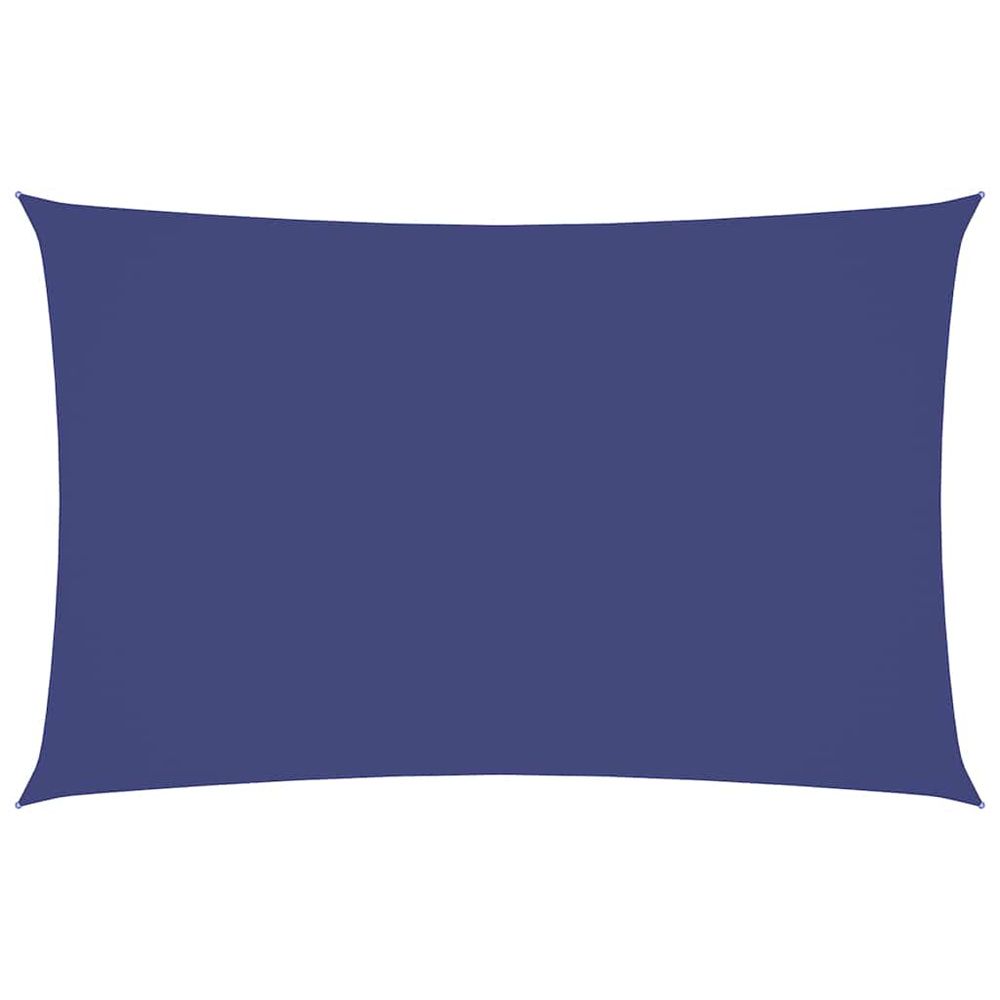 Voile de parasol tissu oxford rectangulaire 2x4,5 m bleu