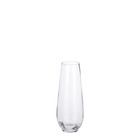 Mica decorations vase aubrie - 19x19x47 cm - verre - transparent