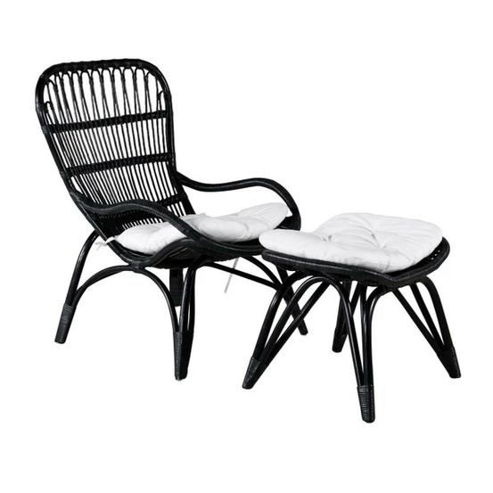 Fauteuil de jardin & repose-pieds